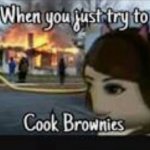 When U Just Try To Cook Brownies