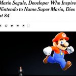 death of Mario Segale meme