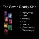 The seven deadly sins meme