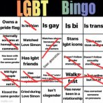 Bingo! | image tagged in lgbtq bingo | made w/ Imgflip meme maker