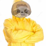 Sloth hazmat suit meme