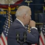 Biden Coughing Into His Hand