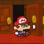 Mario Walks Through The Door Disappointed