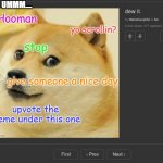 sooo should i upvote this doggo only ? | UMMM.... | image tagged in what the hell am i suppose to do | made w/ Imgflip meme maker