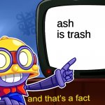 True, Carl | ash is trash | image tagged in true carl | made w/ Imgflip meme maker