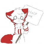 Shizi from Changed holding sign saying "help me" meme