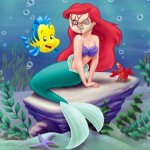 the little mermaid | image tagged in the little mermaid,ariel,chucky,childs play,costumes,mashup | made w/ Imgflip meme maker