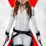 black widow | image tagged in black widow,chucky,childs play,halloween,marvel,costumes | made w/ Imgflip meme maker