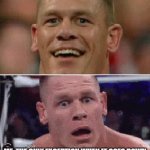John Cena Happy/Sad | WHEN EVERYONE'S R-SQUARE GOES UP AFTER FIXED EFFECT ME, THE ONLY EXCEPTION WHEN IT GOES DOWN | image tagged in john cena happy/sad | made w/ Imgflip meme maker