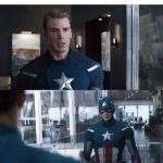 Cap meets cap meme
