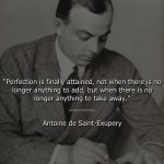 Antoine de Saint-Exupery quote