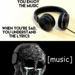 [applause] | [music] | image tagged in when you re happy you enjoy the music | made w/ Imgflip meme maker