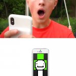 morgz thinks that phone is important | MY PHONE IS IMPORTANT; THE PHONE SCREEN | image tagged in morgz is an idiot | made w/ Imgflip meme maker