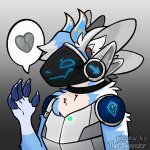 Ebony the Protogen