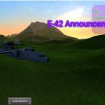 E-42 Announcement template