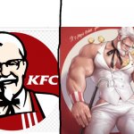 KFC giga chad meme