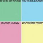 Murder is OK (blank) template