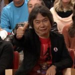 Shigeru Miyamoto thumbs up GIF Template