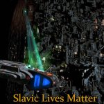 Defiant v Borg | Slavic Lives Matter | image tagged in defiant v borg,slavic lives matter | made w/ Imgflip meme maker