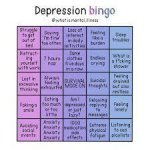 depression bingo template