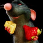 Remy Eating Cheese Ratatouille GIF Template