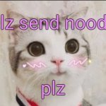 plz send noods cat meme