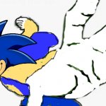 Sonic punch meme