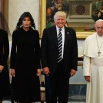 Pope with smelly people