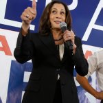 Kamala Harris thumbs up