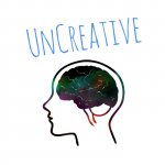 Uncreative Brain Drawing head science art humanity human