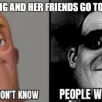 People who know | PEPPA PIG AND HER FRIENDS GO TO A FARM | image tagged in people who know | made w/ Imgflip meme maker
