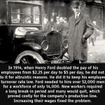 Henry Ford salaries