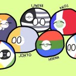 The Pokemon Region Gang (Polandball)