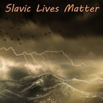 Lighthouse in Stormy Sea | Slavic Lives Matter | image tagged in lighthouse in stormy sea,slavic lives matter | made w/ Imgflip meme maker
