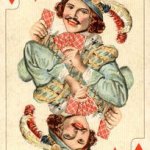 Jack of Diamonds old fashioned playing card