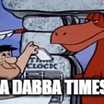 Flintstones Timesheet reminder | YABBA DABBA TIMESHEET | image tagged in gifs,timesheet reminder,timesheet | made w/ Imgflip video-to-gif maker