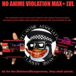 NO ANIME VIOLATION MAX+ LVL