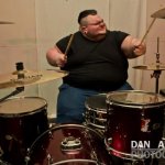 Guy playing drums meme