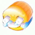 deformed laughing emoji