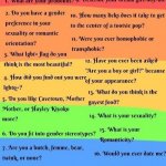 Lgbtq questions template