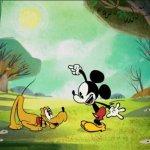 Mickey and Pluto meme