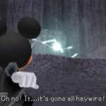 Oh no! It's gone all haywire! Mickey Mouse meme