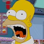 Homer screaming at the power plant template