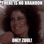 No Brandon | THERE IS NO BRANDON; ONLY ZUUL! | image tagged in no dana only zuul | made w/ Imgflip meme maker