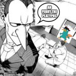 aaah hello there ____ | AH PERRY THE PLATYPUS | image tagged in aaah hello there ____ | made w/ Imgflip meme maker