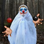 Ghost clown  | image tagged in ghost clown | made w/ Imgflip meme maker