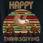 Sloth Thanksgiving