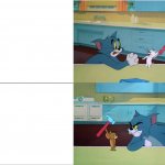 tom and jerry white mouse template