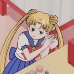 Sailor Moon piggy bank gif GIF Template