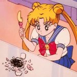 Sailor Moon piggy bank gif meme